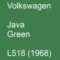 Preview: Volkswagen, Java Green, L518 (1968).